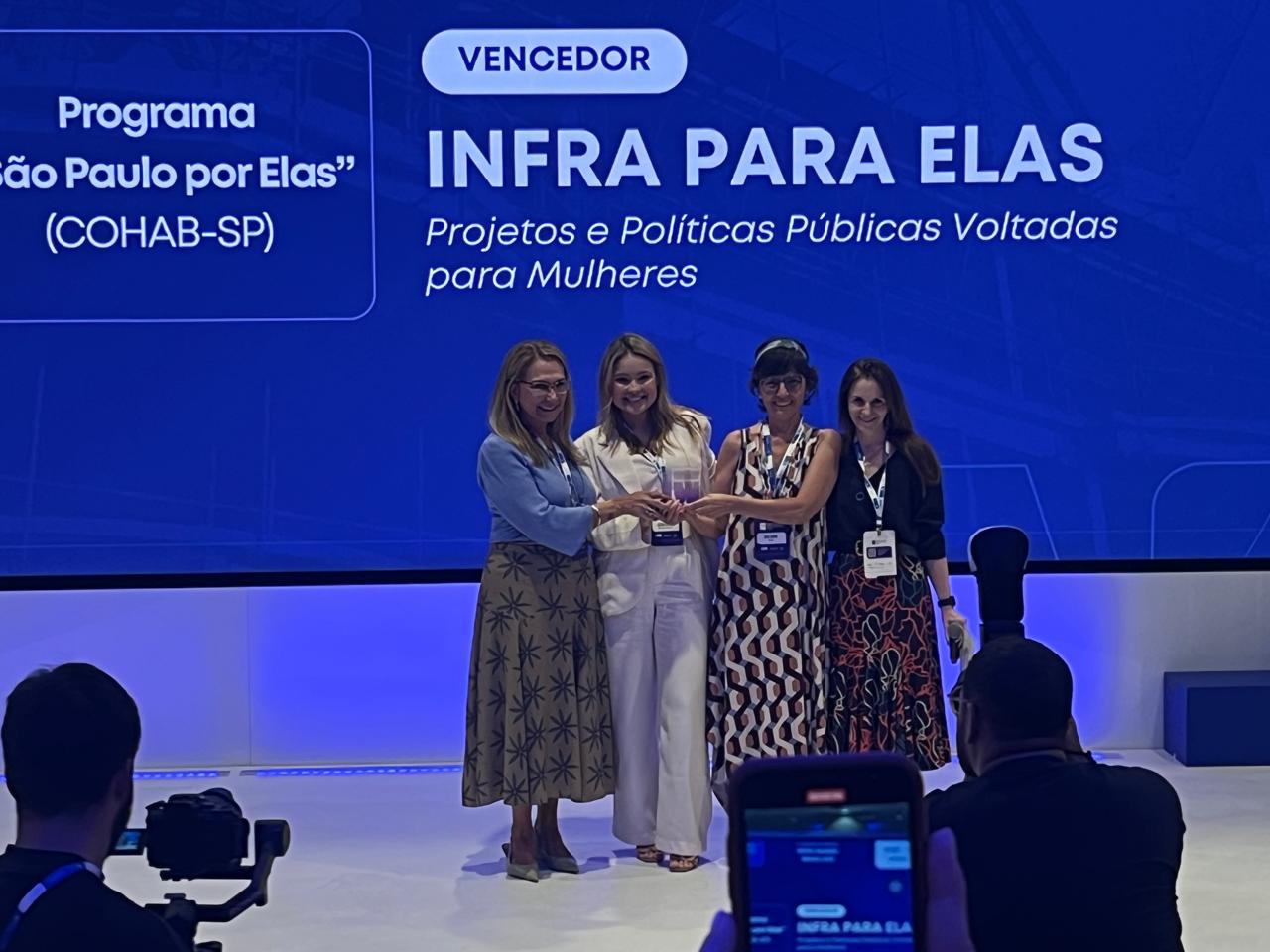 COHAB-SP é premiada em duas categorias do Prêmio Infra Women Brazil