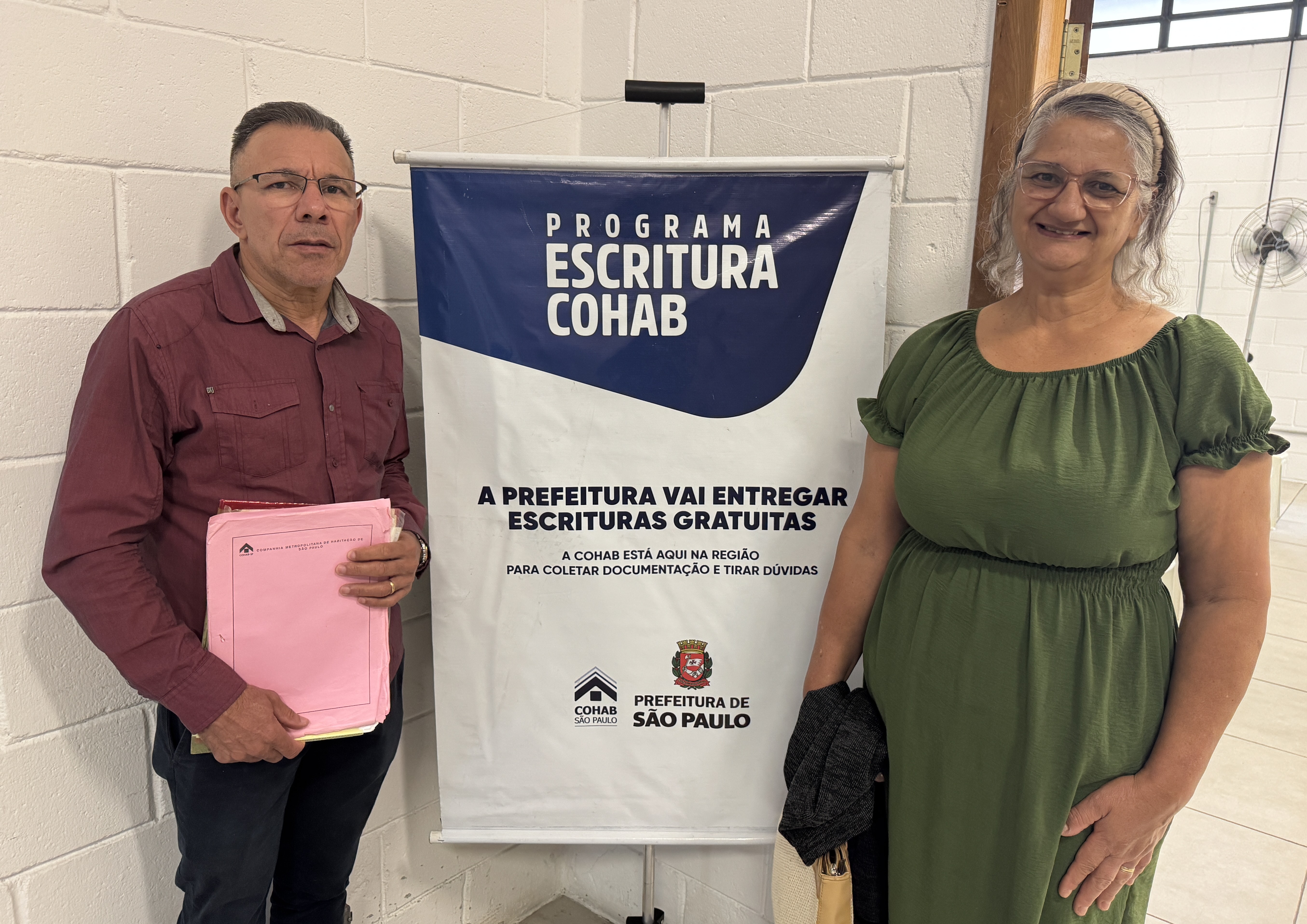 Escritura gratuita: Dezenas de famílias já foram atendidas na Subprefeitura Cidade Tiradentes 