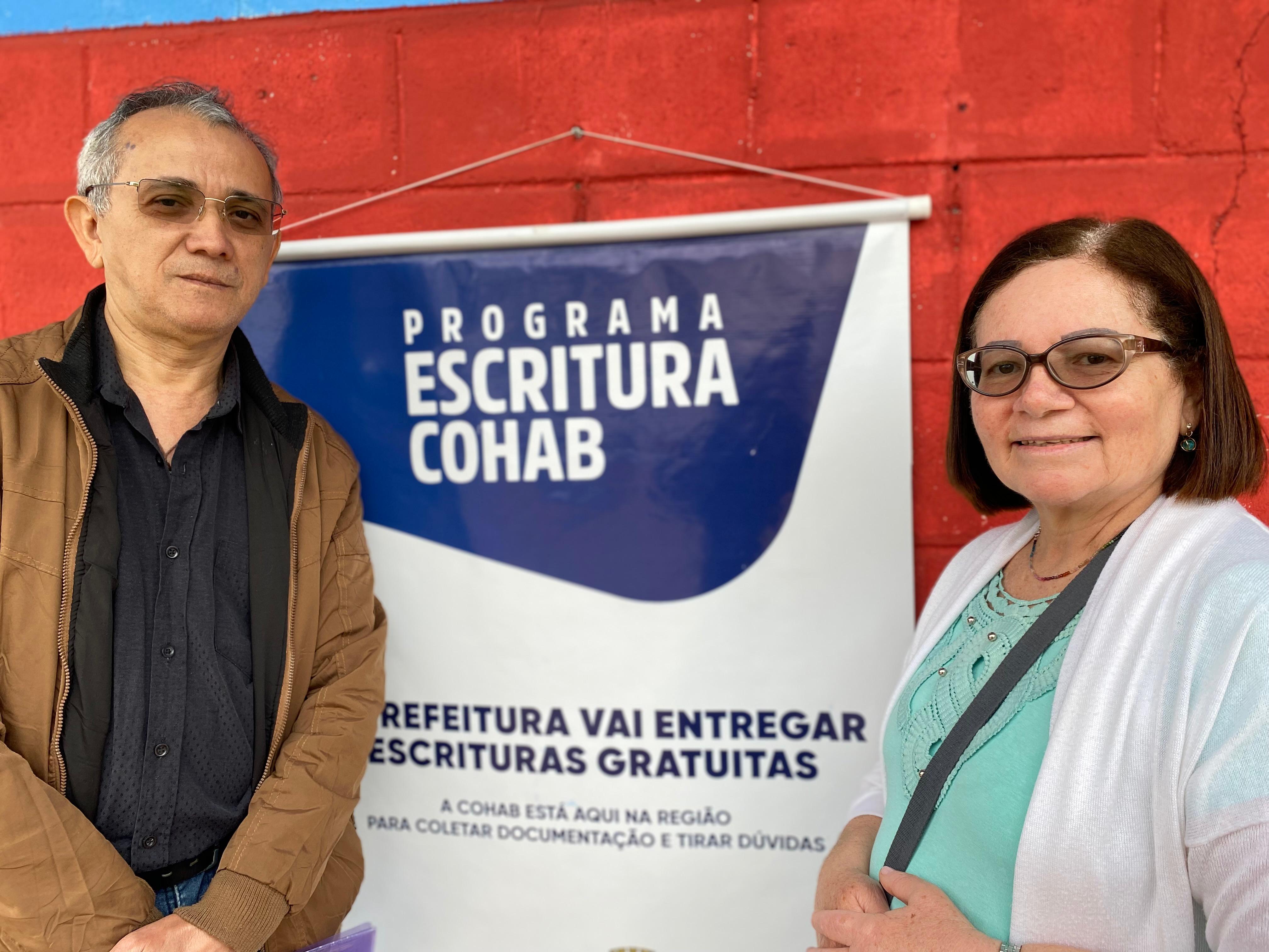Mais de 130 famílias do conjunto Padre José de Anchieta já foram atendidas pelo Programa Escritura COHAB